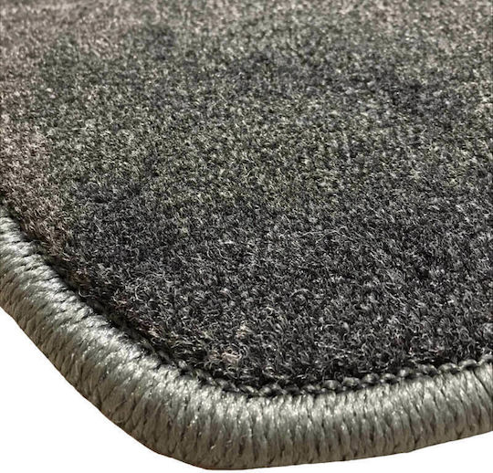 Carner Set of Front and Rear Mats 4pcs for Mercedes-Benz S 1998-2005 Black