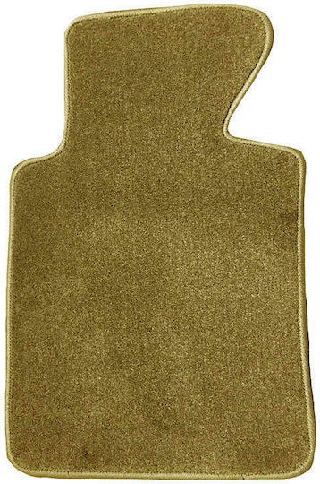 Carner Set of Front and Rear Mats 4pcs for Mercedes-Benz S 1998-2005 Beige