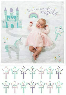 Lulujo Baby Milestone Sheet Something Magical 1pcs