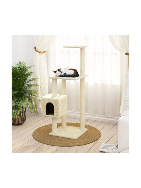 vidaXL Γατόδεντρο Μπεζ 41x41x104εκ. vidaXL Γατόδεντρο Μπεζ 41x41x104εκ.