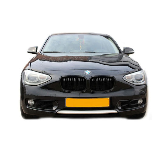 Carner Καρδιές Μάσκας για Bmw 1 F20 / F21 2011-2015 M4 Look Μαύρο Γυαλιστερό