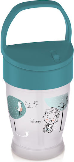 Lovi Baby Παιδικό Ποτηράκι My Straw από Πλαστικό Πράσινο 250ml για 12m+