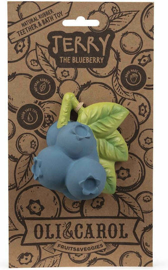 Oli&Carol Jerry The Blueberry Teething Ring Teether Made of Rubber for 0 m+ OC201253