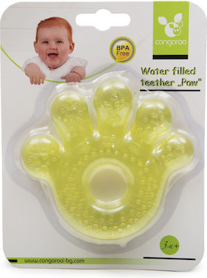 Cangaroo Πατούσα Teething Ring with Water made of Silicone for 3 m+ 1pcs