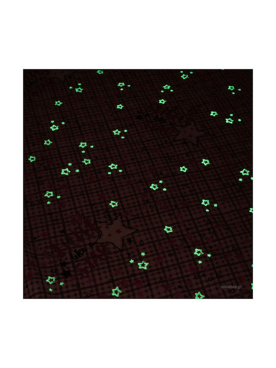 Palamaiki Kids Duvet Glow in the Dark Single Luminous Cluster Blue 160x240cm