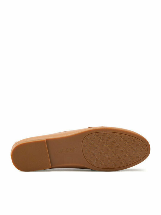 Averi Leather Women's Loafers in Brown Color