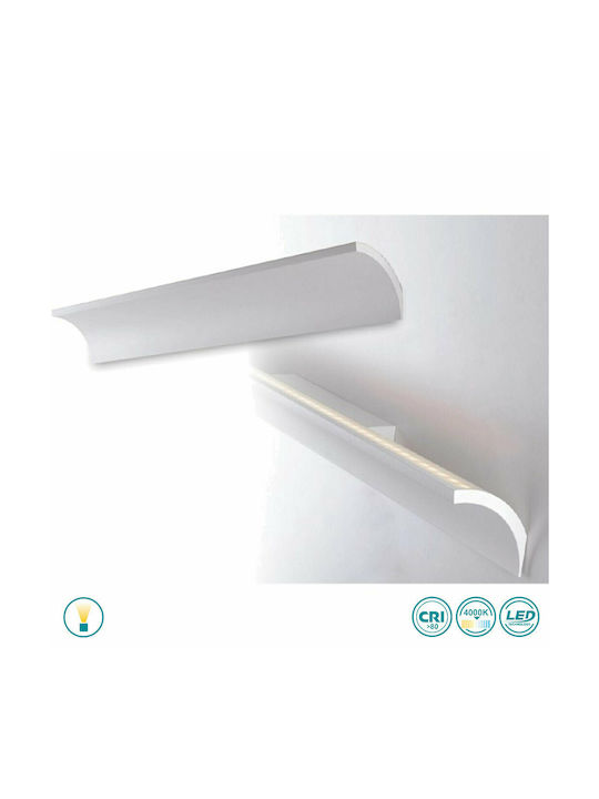 Fan Europe Mustang Modern Leuchte Wand mit Integrierter LED und Neutralweißes Licht 20x8x20cm