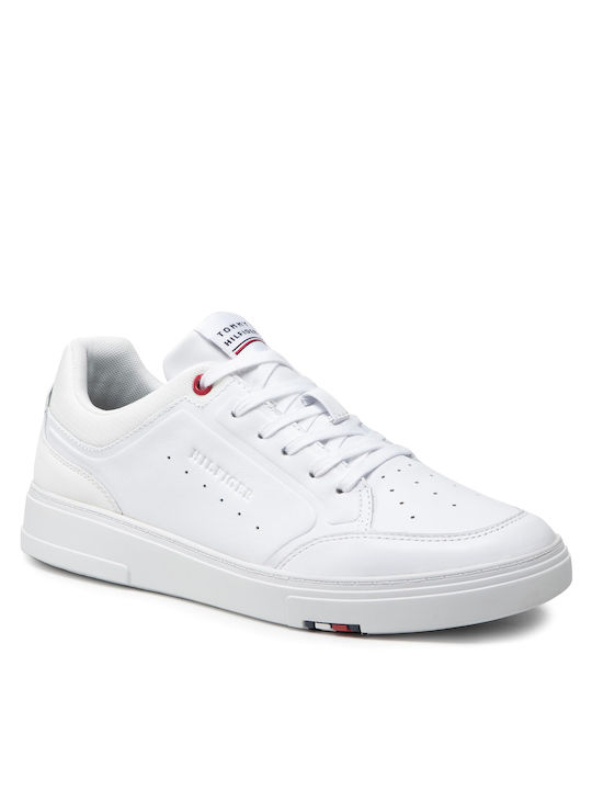Tommy Hilfiger Modern Cup Ανδρικά Sneakers Λευκά