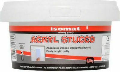 Isomat Acryl Stucco Chit de Utilizare Generală Pregătit / Acrilic Alb 800gr