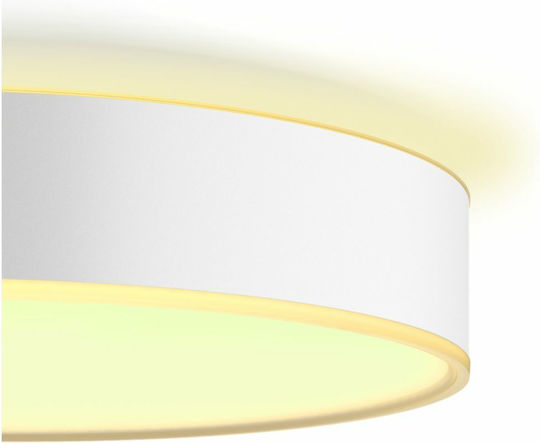 Philips Smart Πλαφονιέρα Οροφής 38.1εκ. Λευκή με Ενσωματωμένο LED και Τηλεχειριστήριο