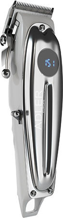 Adler Rechargeable Hair Clipper Silver AD 2831