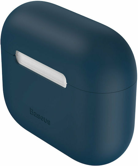 Baseus Super Thin Hülle Silikon in Blau Farbe für Apple AirPods 3