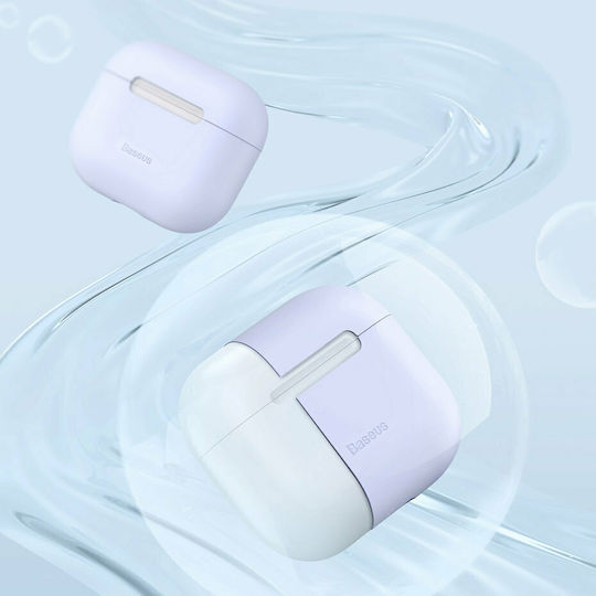 Baseus Super Thin Hülle Silikon in Blau Farbe für Apple AirPods 3