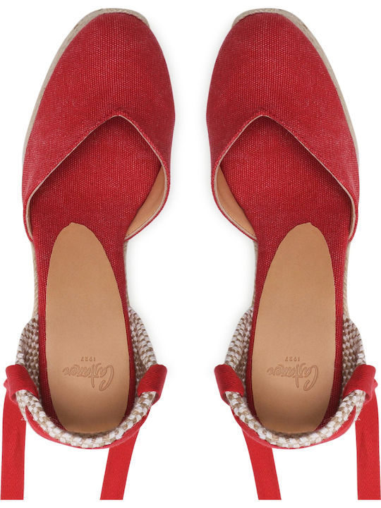 Chiara Platforme Dama Tip Espadrile Roșii