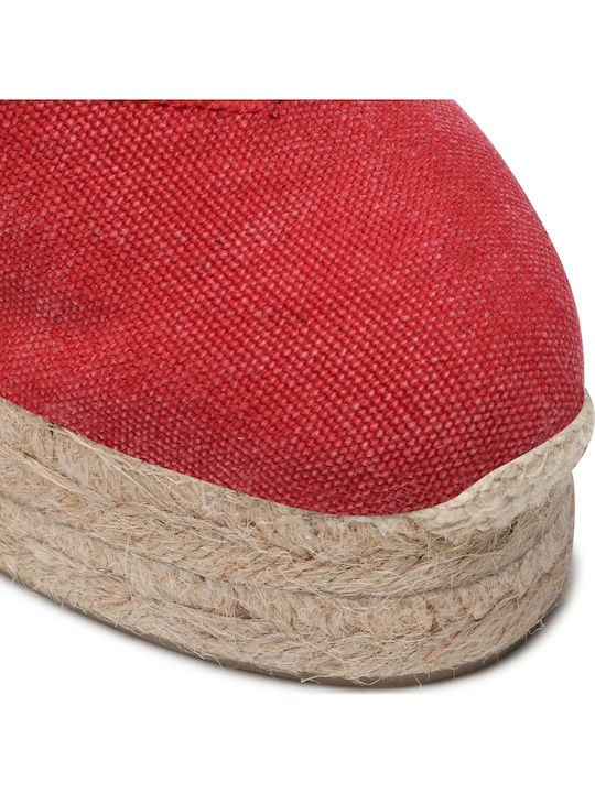 Chiara Platforme Dama Tip Espadrile Roșii