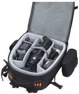 E-Image Camcorder Backpack Oscar B10 Waterproof in Black Colour