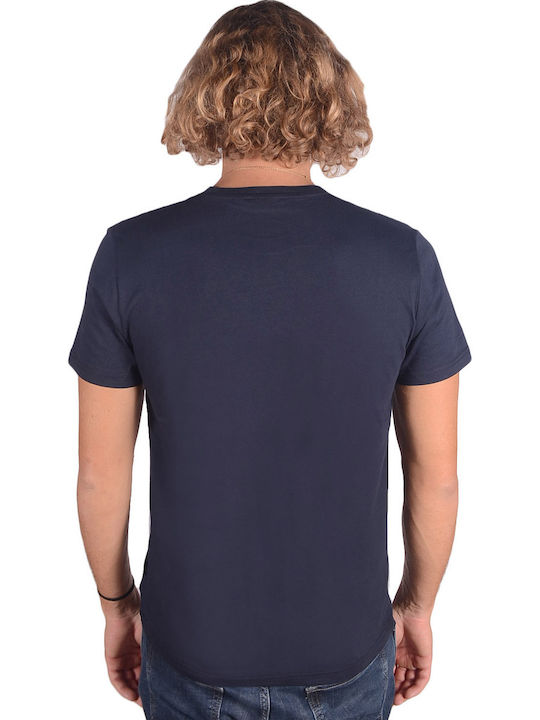 Napapijri Salis Men's Short Sleeve T-shirt Navy Blue