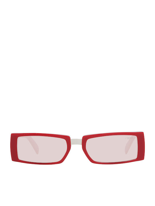 Emilio Pucci Ochelari de soare Κόκκινα cu Cadru & Roz Lentilă