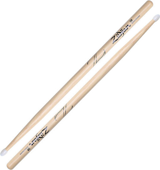 Zildjian Hickory Μπαγκέτες Ντραμς 5B σε Χρυσό Χρώμα