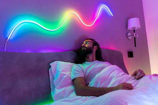 Twinkly LED Лента Flex 220V RGB Светлина 2м Неон Флекс с Захранване