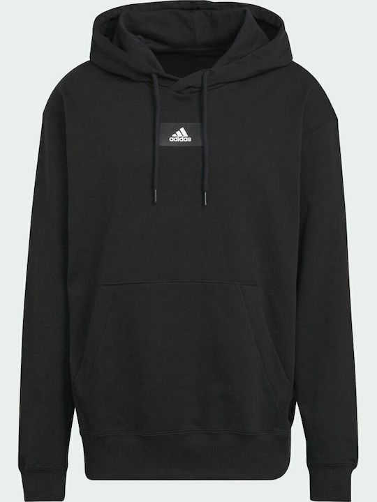 Essentials Feelvivid Sweatshirt mit Kapuze Schwarz
