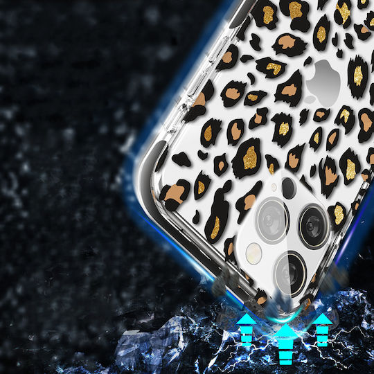 Kingxbar Wild Back Cover Σιλικόνης 1.5mm Leopard (iPhone 13)
