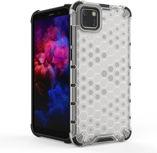Hurtel Honeycomb Задна корица Пластмаса Прозрачен (Huawei Y5p)
