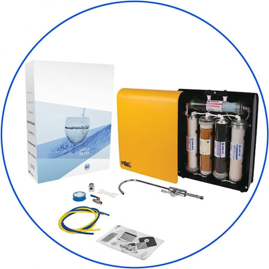 Aqua Filter Ersatz-Wasserfilter für unter der Arbeitsplatte aus Aktivkohle 12" Excito-HF-CRT 3Stück