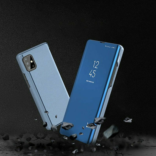 Powertech Book Plastic Albastru (Galaxy A51)
