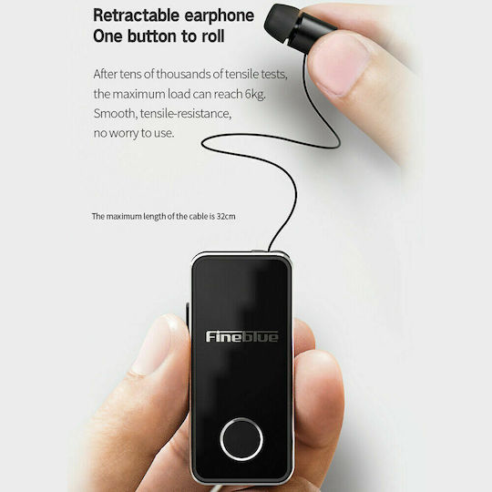 Fineblue F2 Pro In-ear Bluetooth Handsfree Earphone Lapel Black