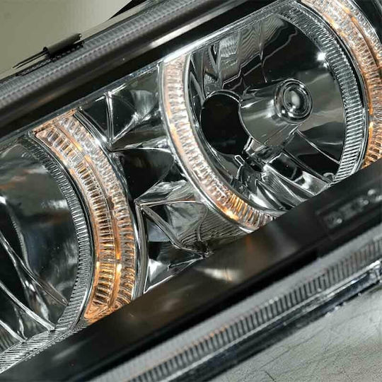 Depo Front Lights Angel Eyes Seat Leon Toledo 1M 1999-2005 2 Pieces
