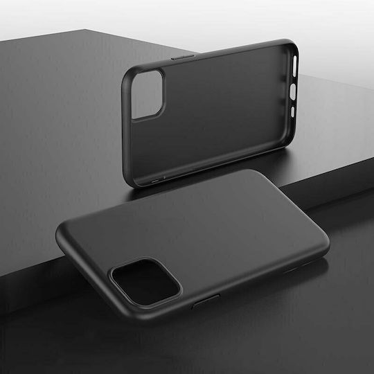 Hurtel Soft Back Cover Silicone Black (Xiaomi Mi 11 Lite / 11 Lite 5G / 11 Lite 5G NE)
