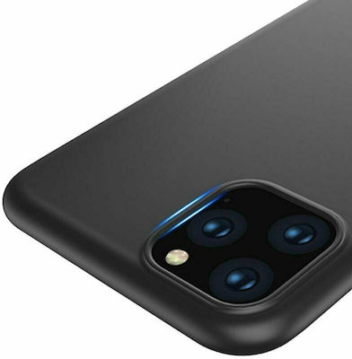 Hurtel Soft Back Cover Σιλικόνης Μαύρο (iPhone 12 Pro Max)