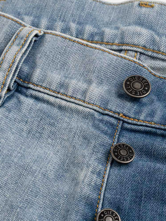 D-luster Herren Jeanshose Elastisch mit Slim Passform Hellblau