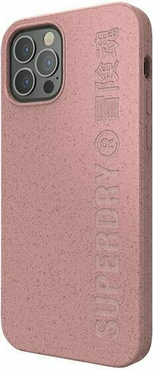 Superdry Snap Umschlag Rückseite Kunststoff Rosa (iPhone 12 / 12 Pro)