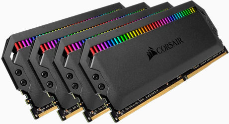 Corsair Dominator Platinum RGB 128GB DDR4 RAM cu 4 module (4x32GB) și Viteză 3200 pentru Desktop