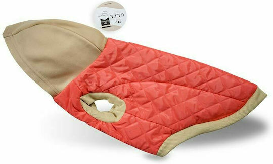 Glee Fleece / Waterproof Dog Coat with Hood with 25cm Back Length