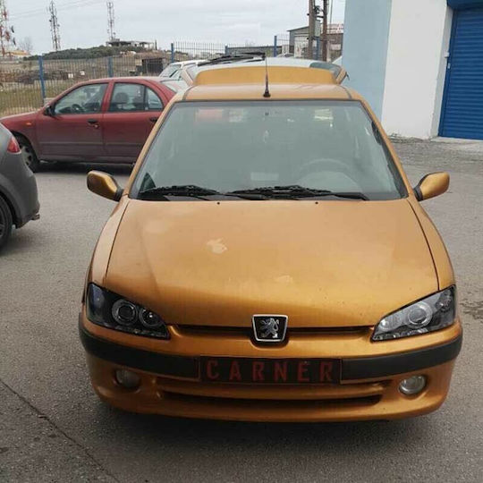 Depo Предни Фарове Ангелски Очи Peugeot 106 Черни 1996-1999 2 Бройки