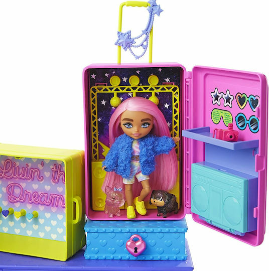 Barbie Minis Σετ Κούκλας Extra για 3+ Ετών 14εκ.