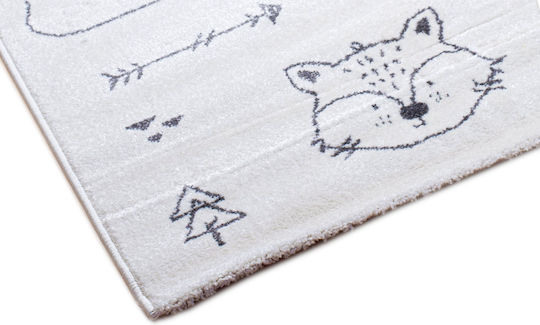 Klonaras Kids Synthetic Rug 858 160x230cm 10mm Cream-Black