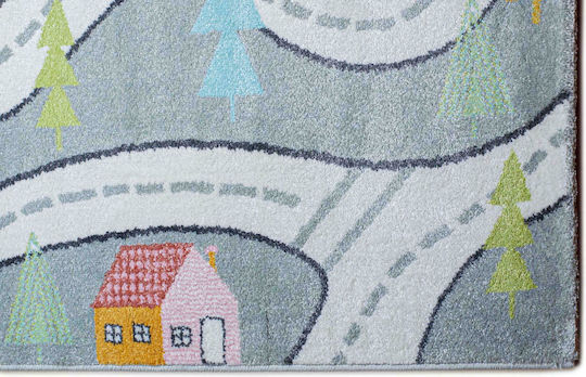 Klonaras 2709 Kids Rug Grey 160x230cm Thickness 10mm