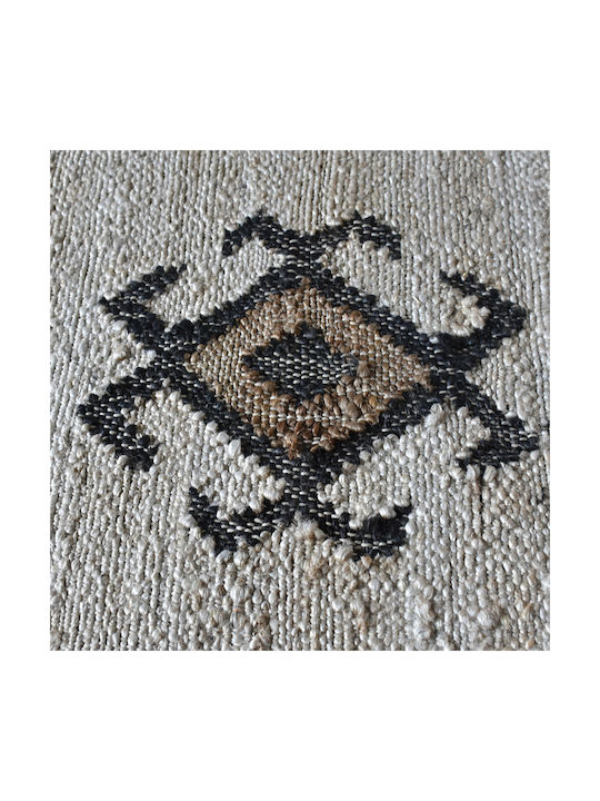 Ravenna Lalika Handmade Rug Rectangular from Jute Natural / Black