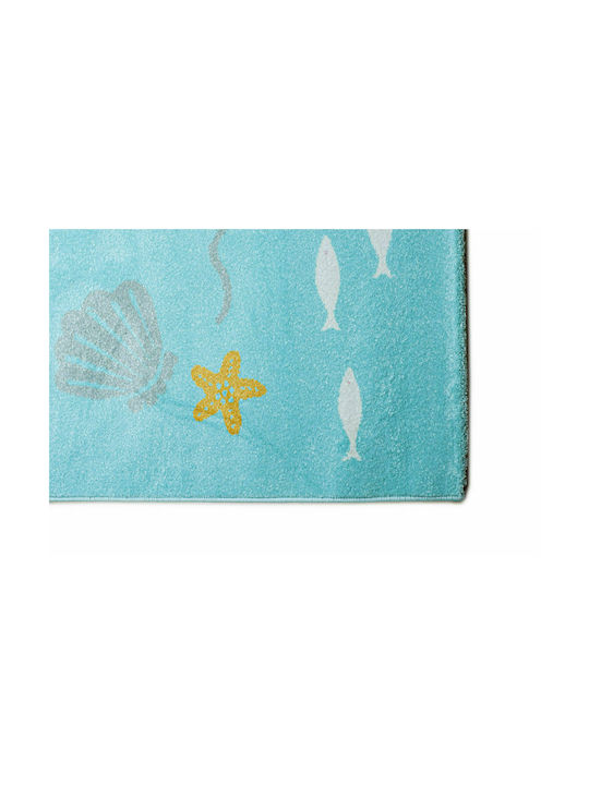 Klonaras Kids Synthetic Rug 1629 160x230cm 10mm Petrol