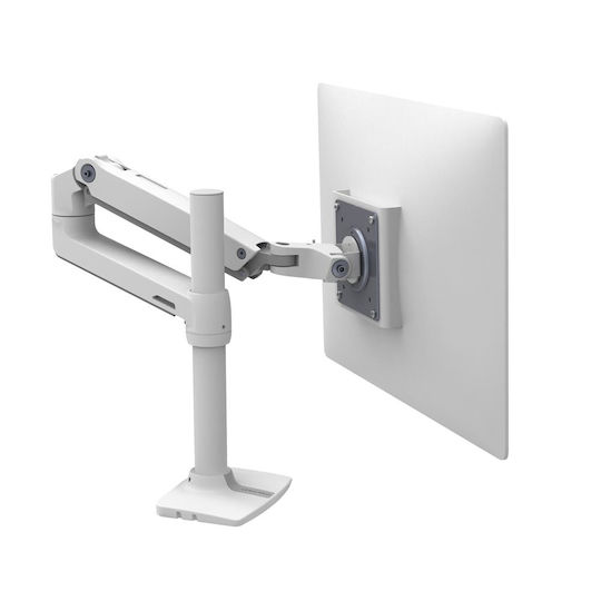 Ergotron Stand Desk Mounted Monitor up to 32" with Arm White (45-537-216)