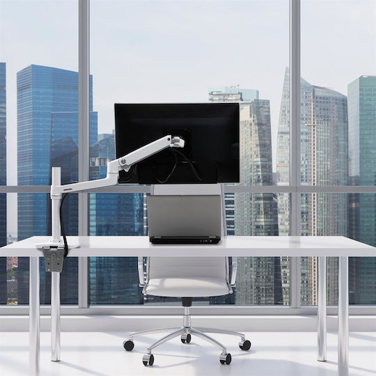 Ergotron Βάση Γραφείου Οθόνης έως 32" με Βραχίονα Λευκή (45-537-216)