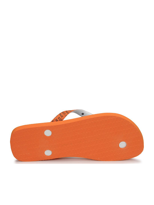 Top Logomania Mid Tech Ανδρικά Flip Flops Πορτοκαλί