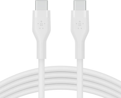 Belkin Flex USB 2.0 Cable USB-C male - USB-C male Λευκό 3m (CAB009BT3MWH)