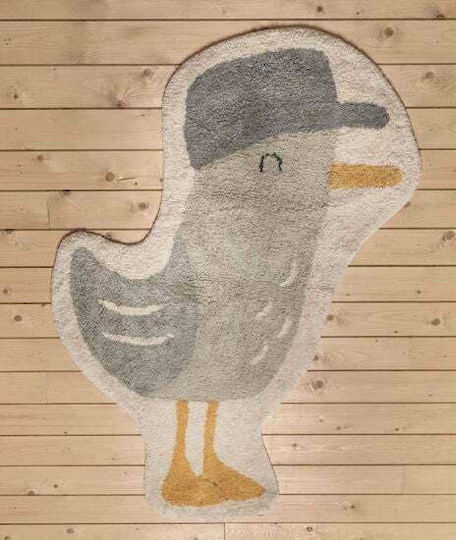 Little Dutch Kids Cotton Rug Seagull 80x125cm
