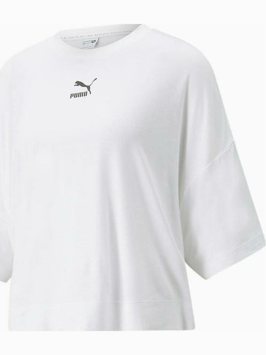 Classics Women's Oversized Crop T-shirt White