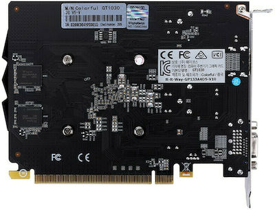 Colorful GeForce GT 1030 2GB GDDR5 V5-V Κάρτα Γραφικών PCI-E x16 3.0 με HDMI